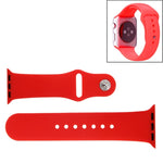 Para Apple Watch Sport 42mm Correia Desportiva de Borracha de Alto Desempenho com Fecho de Pino e Encaixe