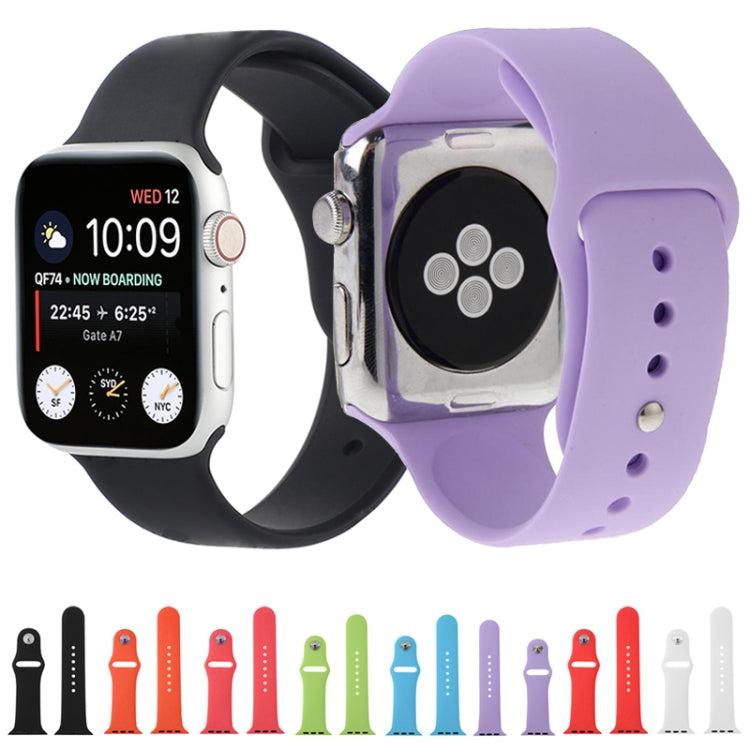 Para Apple Watch Sport 42mm Correia Desportiva de Borracha de Alto Desempenho com Fecho de Pino e Encaixe