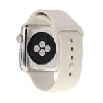 Pulseira de Relógio Desportiva em Borracha de Alto Desempenho e Mais Longa com Fecho de Pino e Encaixe para Apple Watch Sport 42mm