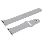 Pulseira de Relógio Desportiva em Borracha de Alto Desempenho e Mais Longa com Fecho de Pino e Encaixe para Apple Watch Sport 42mm