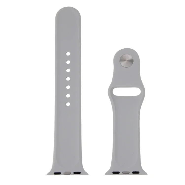 Pulseira de Relógio Desportiva em Borracha de Alto Desempenho e Mais Longa com Fecho de Pino e Encaixe para Apple Watch Sport 42mm