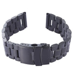Para Apple Watch 38mm Correia de Aço Preta, Apenas Usada em Conjunto com Conectores (S-AW-3291)