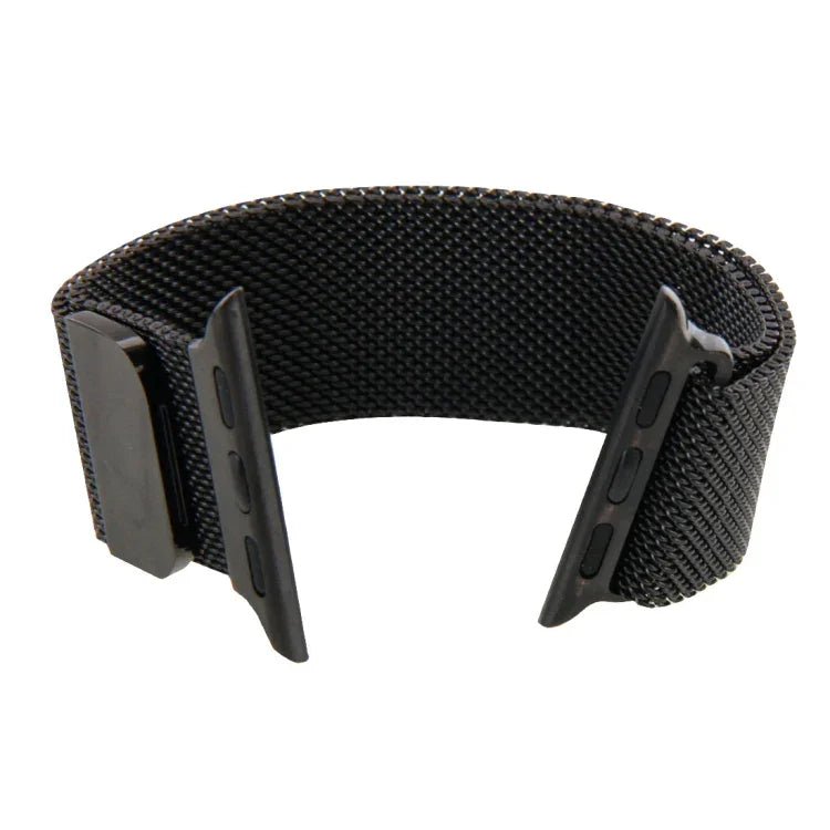 Para Apple Watch 42mm Correia Milanesa Magnética de Aço Inoxidável, Para Apple Watch 46mm / 49mm / 45mm / 44mm