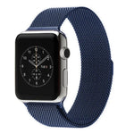 Para Apple Watch 42mm Correia Milanesa Magnética de Aço Inoxidável, Para Apple Watch 46mm / 49mm / 45mm / 44mm