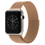 Para Apple Watch 42mm Correia Milanesa Magnética de Aço Inoxidável, Para Apple Watch 46mm / 49mm / 45mm / 44mm