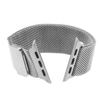 Para Apple Watch 42mm Correia Milanesa Magnética de Aço Inoxidável, Para Apple Watch 46mm / 49mm / 45mm / 44mm