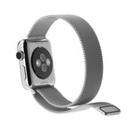 Para Apple Watch 42mm Correia Milanesa Magnética de Aço Inoxidável, Para Apple Watch 46mm / 49mm / 45mm / 44mm