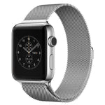 Para Apple Watch 42mm Correia Milanesa Magnética de Aço Inoxidável, Para Apple Watch 46mm / 49mm / 45mm / 44mm