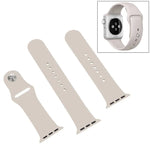 Para Apple Watch Series 10 42mm / 9&8&7 41mm / SE 3&SE 2&6&SE&5&4 40mm / 3&2&1 38mm Correia de Borracha 3 em 1 com Fivela de Pino, Para Apple Watch Series 9&8&7 41mm / SE 3&SE 2&6&SE&5&4 40mm