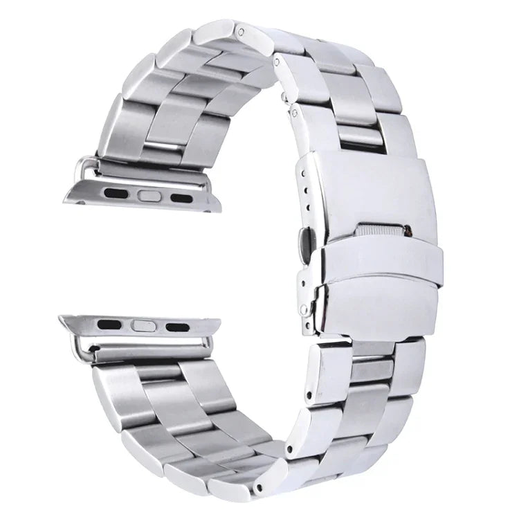Para Apple Watch 38mm Correia Clássica de Aço Inoxidável com Fivela