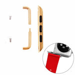 Para Apple Watch 38 / 40 / 41mm Conector de Correia Metálica Fivela Metálica, Par