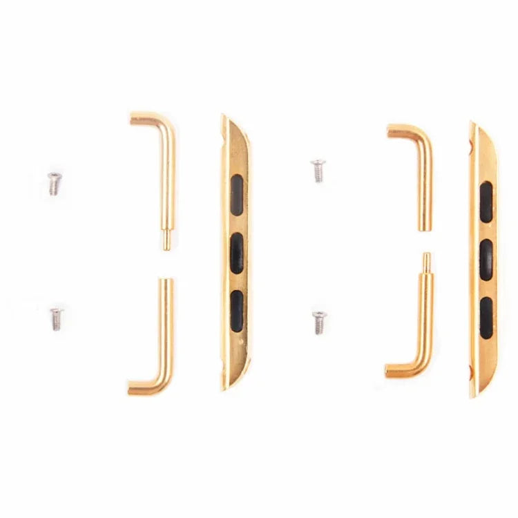 Para Apple Watch 38 / 40 / 41mm Conector de Correia Metálica Fivela Metálica, Par