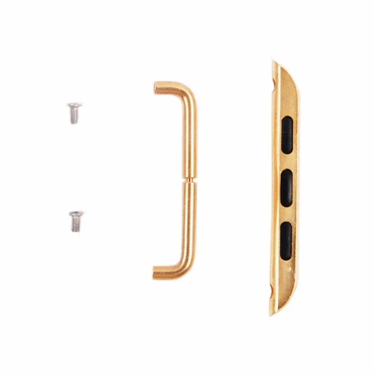 Para Apple Watch 38 / 40 / 41mm Conector de Correia Metálica Fivela Metálica, Par