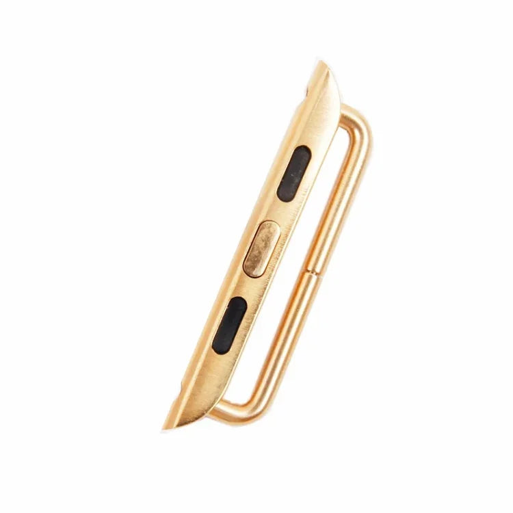 Para Apple Watch 38 / 40 / 41mm Conector de Correia Metálica Fivela Metálica, Par