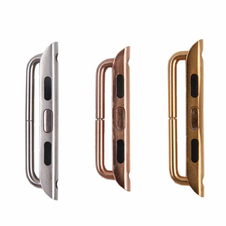Para Apple Watch 38 / 40 / 41mm Conector de Correia Metálica Fivela Metálica, Par