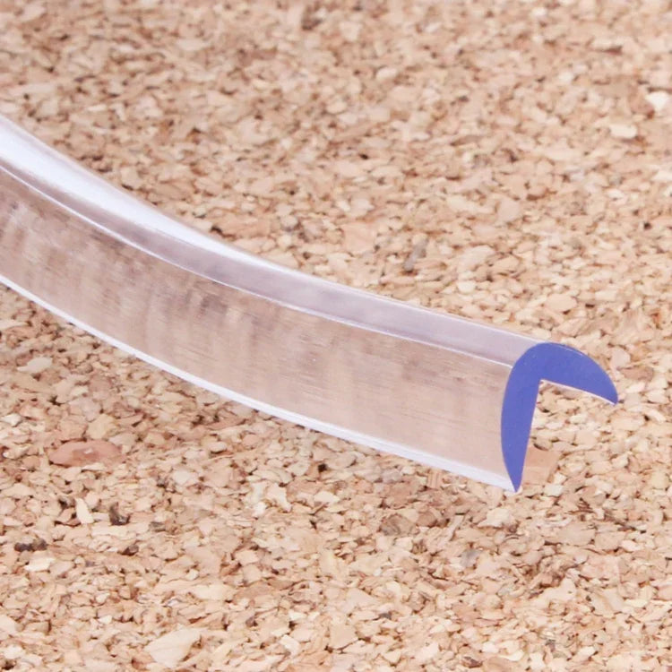 Protetor de Borda de Mesa para Segurança de Bebé, Almofada de Borda Suave, Comprimento: 1m, 100cm (Transparente)