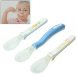 Colher de Gel de Silicone Adorável para Bebé (Entrega Aleatória), 3703