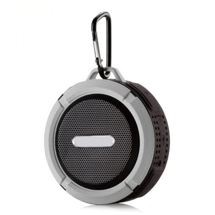 Altifalante Bluetooth impermeável para exterior C6 com ventosa, suporta chamadas mãos-livres