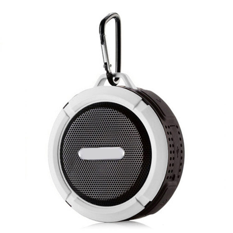 Altifalante Bluetooth impermeável para exterior C6 com ventosa, suporta chamadas mãos-livres