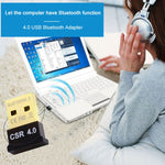 Adaptador USB Micro Bluetooth 4.0 + EDR (V4.0), Distância de transmissão: 30m, Micro Bluetooth