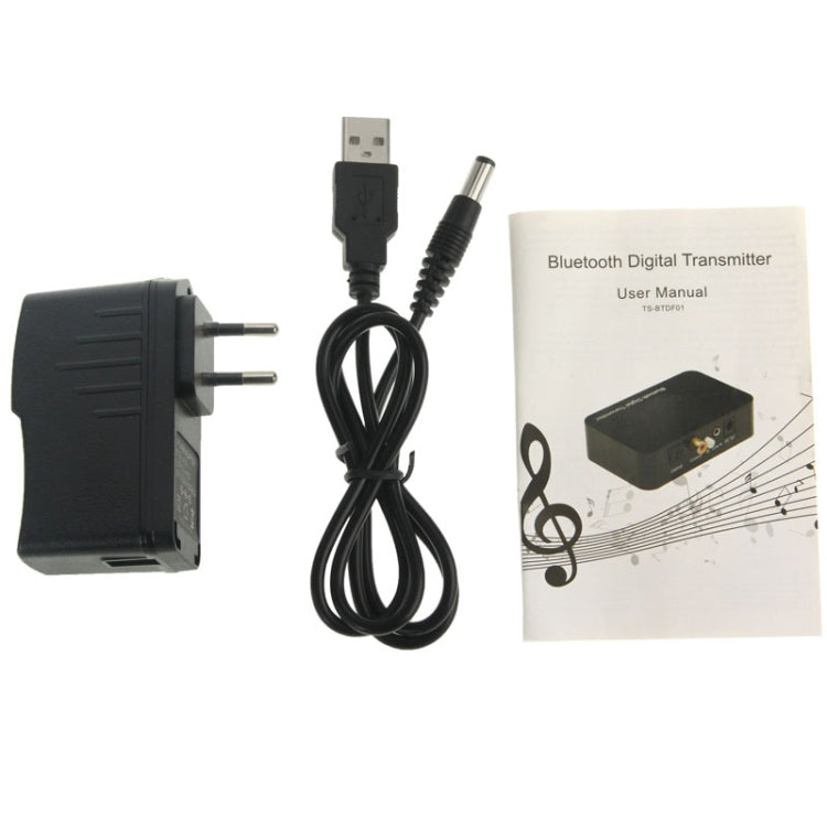 TS-BTDF01 Transmissor de Áudio Digital Óptico Coaxial Bluetooth 2.1 Portátil com Jack 3.5mm para Coluna Bluetooth, Auscultadores / MP3 / MP4 Player