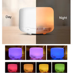 Difusor de Aroma Ultrassónico com Luzes LED Coloridas (Plugue US), FU-168