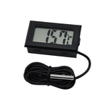 Mini Termómetro Digital LCD para Frigorífico Congelador, Tamanho de Inserção 46mm x 26,6mm, Comprimento do Cabo 1m, PT-2