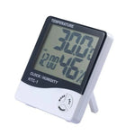 Medidor Digital de Temperatura e Humidade LCD de 3,8 polegadas com Relógio / Calendário (HTC-1), HTC-1