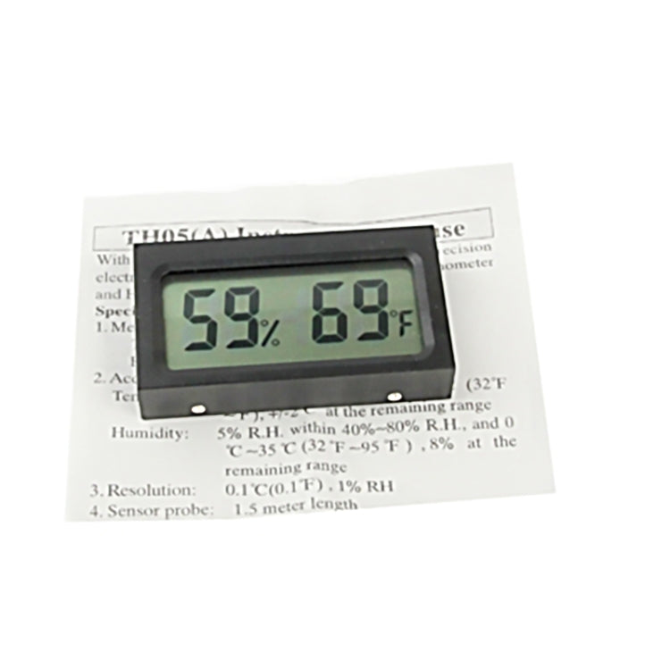 Mini Termómetro Digital de Interior LCD Humidade, Display Centígrado TH05, Display Fahrenheit TH05A