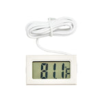 Termómetro Digital de Interior Mini LCD (Exibição em Fahrenheit), Branco, (Exibição em Fahrenheit)(Branco), (Exibição em Fahrenheit)(Preto)