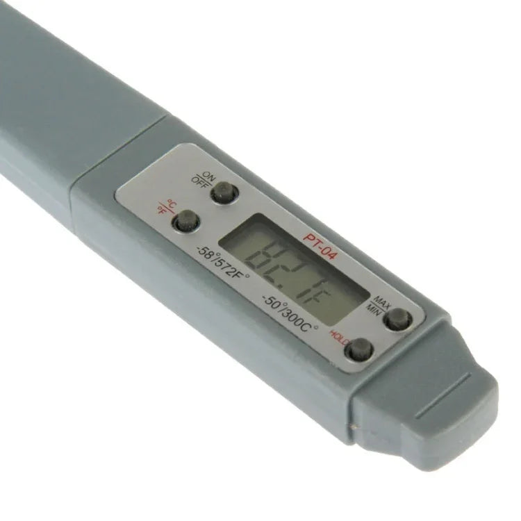 Termómetro Digital LCD para Alimentos PT-04, Intervalo de Temperatura: -50 a 300 Graus Celsius, PT-04