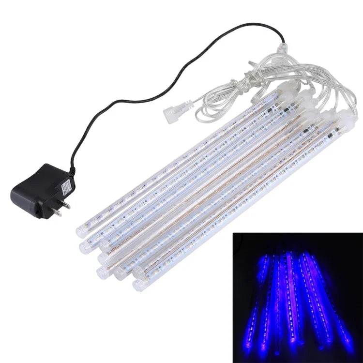 Bastão de Luz com 17 LEDs para Natal, 8 Unidades 30cm/Azul, 8 Unidades 30cm/Colorido, 8 Unidades 30cm/Branco