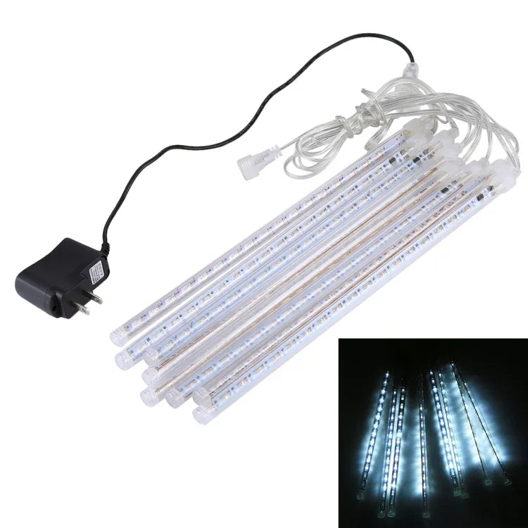 Bastão de Luz com 17 LEDs para Natal, 8 Unidades 30cm/Azul, 8 Unidades 30cm/Colorido, 8 Unidades 30cm/Branco