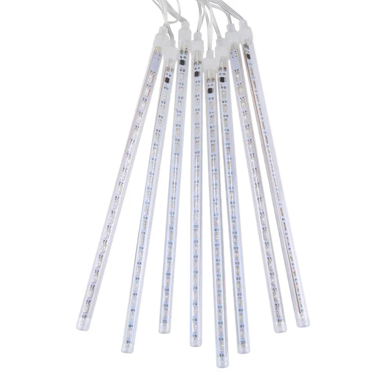 Bastão de Luz com 17 LEDs para Natal, 8 Unidades 30cm/Azul, 8 Unidades 30cm/Colorido, 8 Unidades 30cm/Branco
