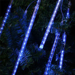 Bastão de Luz com 17 LEDs para Natal, 8 Unidades 30cm/Azul, 8 Unidades 30cm/Colorido, 8 Unidades 30cm/Branco