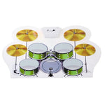 Kit de Bateria de Bateria MIDI USB 2.0 MD-1008 Dobrável, Tamanho: 46 x 31cm, Bateria Eletrónica MD-1008