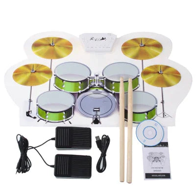 Kit de Bateria de Bateria MIDI USB 2.0 MD-1008 Dobrável, Tamanho: 46 x 31cm, Bateria Eletrónica MD-1008