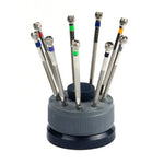 Conjunto de 9 Chaves de Fendas para Reparação de Relógios 0,5mm-2,5mm, 9 em 1