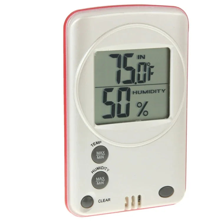 Higrómetro termómetro digital LCD para interior e exterior, Higrómetro termómetro de humidade