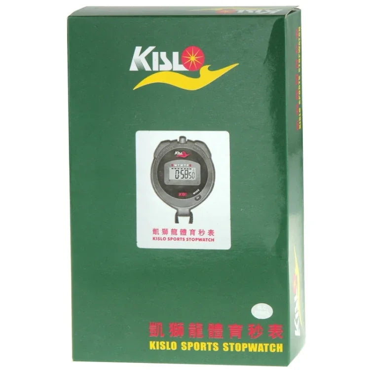 Cronómetro KISLO K81 Profissional, Cronógrafo Digital de Mão com LCD e Correia, K81