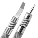 Ferramenta Prática para Remover Barra de Mola + Removedor de Pinos para Substituir Pulseira de Relógio, Ferramenta para Manusear Correias