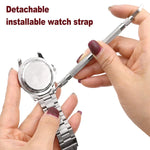 Ferramenta Prática para Remover Barra de Mola + Removedor de Pinos para Substituir Pulseira de Relógio, Ferramenta para Manusear Correias