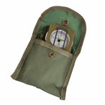 Bússola Prismática de Bolso Militar Multifuncional GoldGood DC60-2A para Viagens Geológicas ao Ar Livre com Visor Luminoso (Verde Exército), DC60