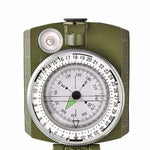 Bússola Prismática de Bolso Militar Multifuncional GoldGood DC60-2A para Viagens Geológicas ao Ar Livre com Visor Luminoso (Verde Exército), DC60