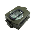 Bússola Prismática de Bolso Militar Multifuncional GoldGood DC60-2A para Viagens Geológicas ao Ar Livre com Visor Luminoso (Verde Exército), DC60
