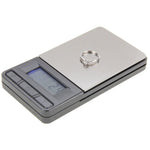 Balança Digital Eletrónica de Joalharia 2 em 1 de Bolso 1000g x 0,1g + Calculadora com Ecrã LCD de Dígitos, 1000g x 0,1g