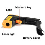 Termómetro infravermelho, intervalo de temperatura: -50 a 380 graus Celsius (D:S = 12:1), Termómetros infravermelhos