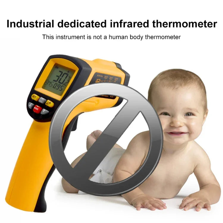 Termómetro infravermelho, intervalo de temperatura: -18 a 1150 graus Celsius, GM1150A