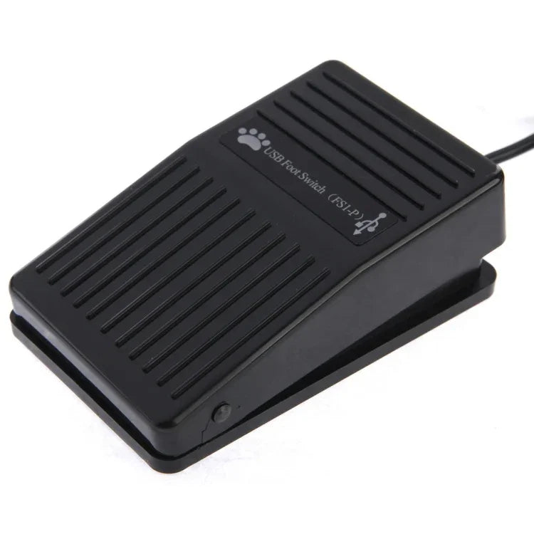 Pedal de controlo USB para jogos, adaptador de teclado para computador, 1 interruptor de pé