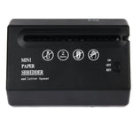 Triturador de Papel Mini USB com Abridor de Cartas, Triturador de Papel USB
